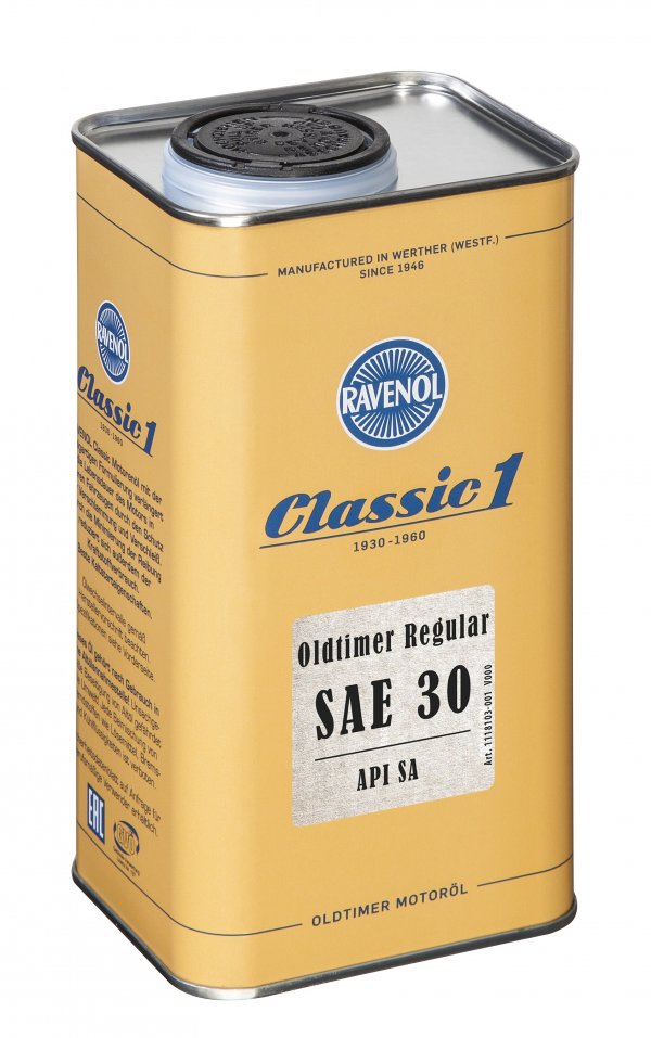 RAVENOL Oldtimer Regular SAE 30 API SA